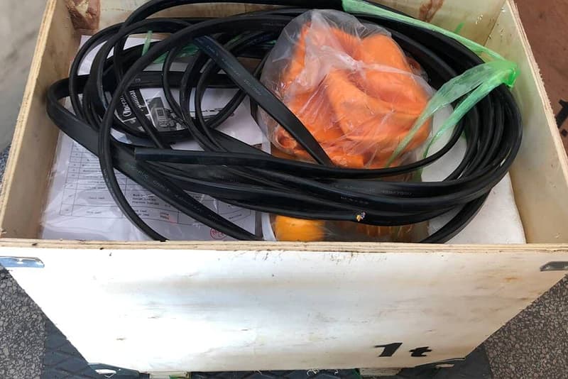 出口一台1t环链电动葫芦到肯尼亚